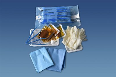 Disposable dressing change care kit